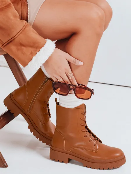Dámske workery STYLOBOSS kamelové