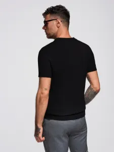 Pánske polo tričko s krátkym rukávom OMBRE T-shirt OM-POSS-0158 V-2 black
