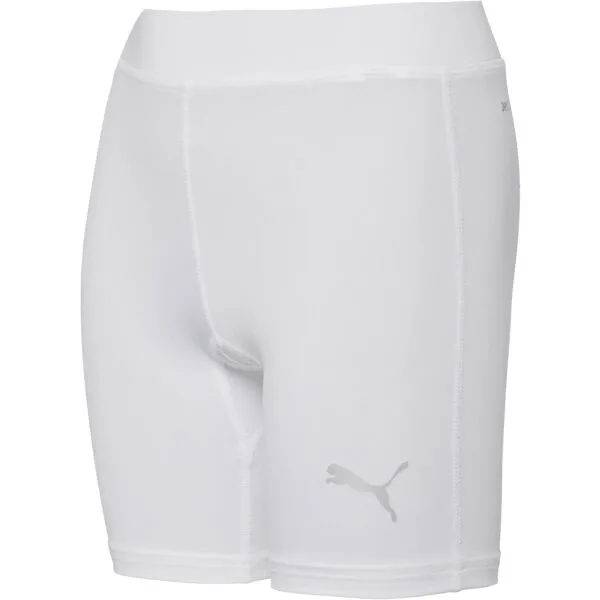 Puma LIGA BASELAYER SHORT TIGH JR Detské športové šortky, biela, veľkosť
