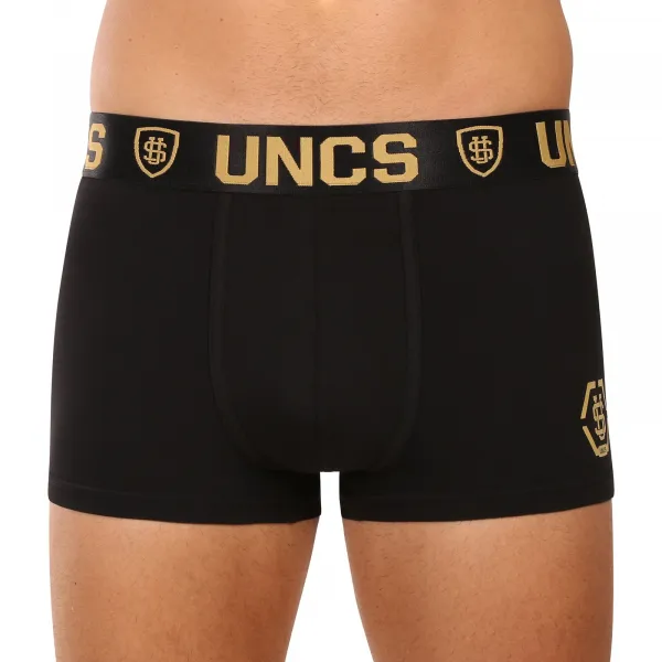 5PACK pánske boxerky UNCS čierné (24Z287PSPP) M, trenky