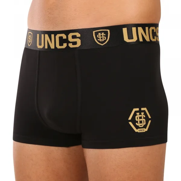 5PACK pánske boxerky UNCS čierné (24Z287PSPP) M, trenky