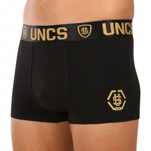 5PACK pánske boxerky UNCS čierné (24Z287PSPP) M, trenky