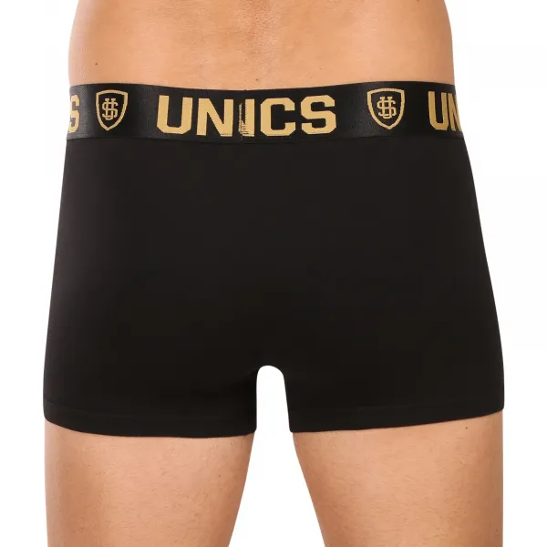5PACK pánske boxerky UNCS čierné (24Z287PSPP) M, trenky