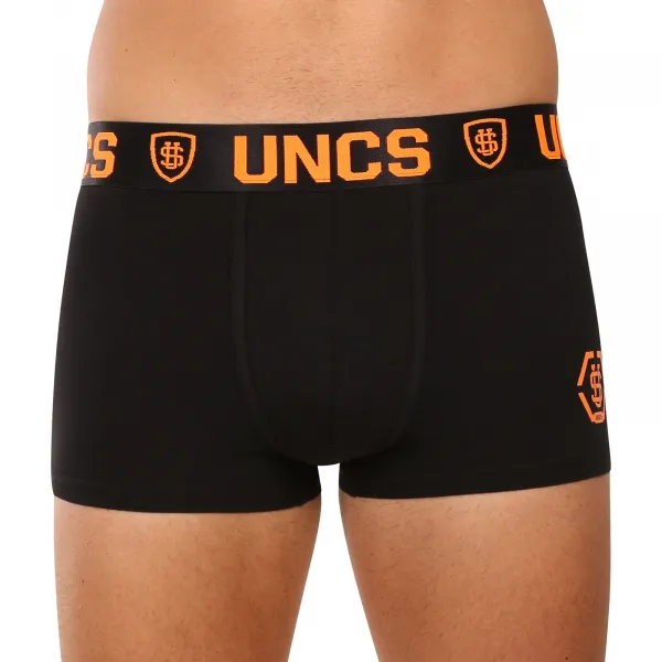 5PACK pánske boxerky UNCS čierné (24Z287PSPP) M, trenky