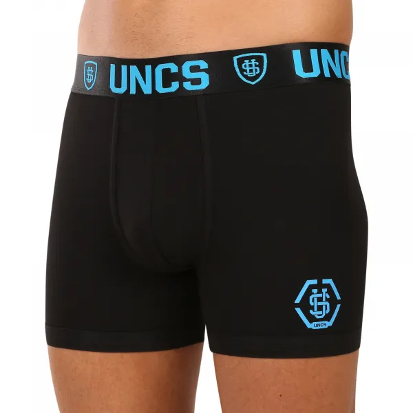 5PACK pánske boxerky UNCS čierné (24Z207PSPP) M, trenky