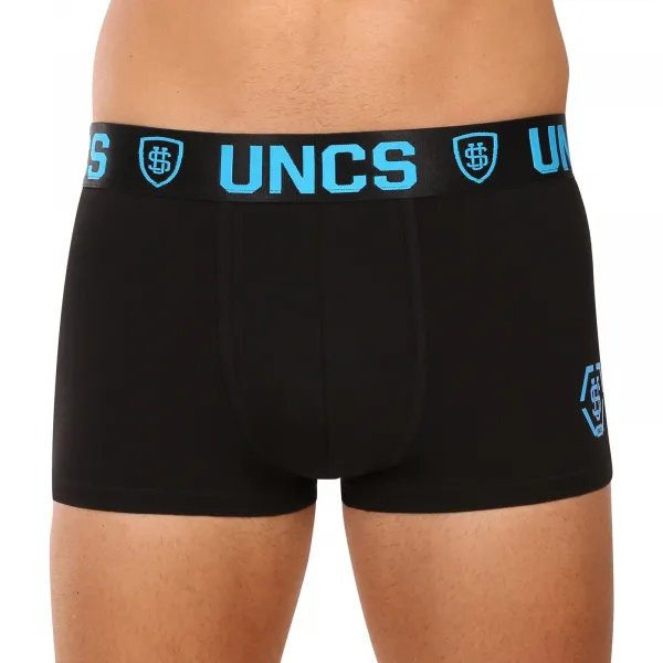 5PACK pánske boxerky UNCS čierné (24Z287PSPP) M, trenky