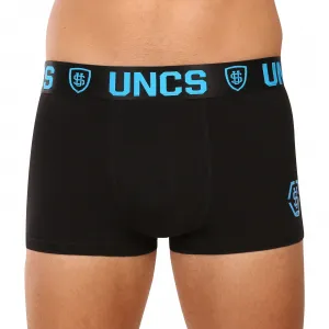 5PACK pánske boxerky UNCS čierné (24Z287PSPP) M, trenky