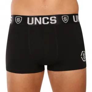 5PACK pánske boxerky UNCS čierné (24Z287PSPP) M, trenky