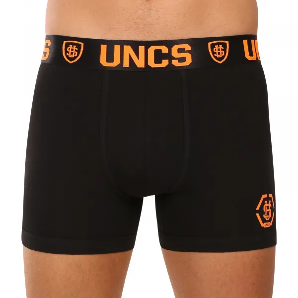 5PACK pánske boxerky UNCS čierné (24Z207PSPP) M, trenky