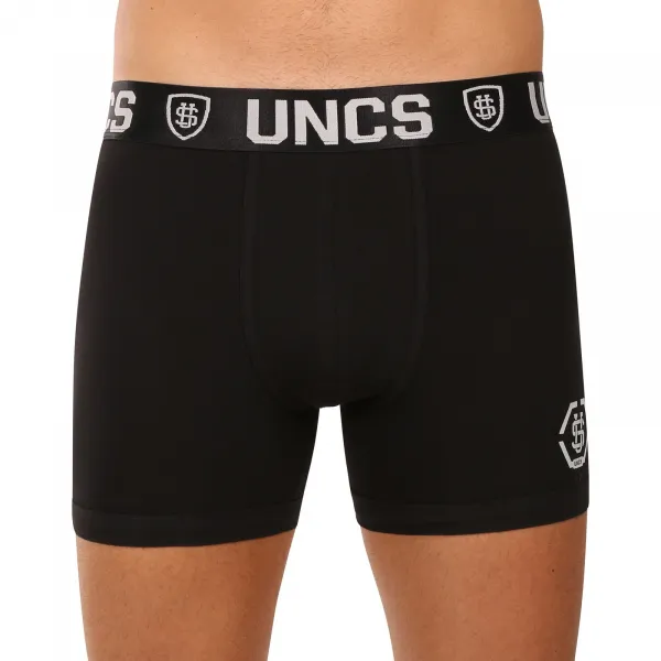 5PACK pánske boxerky UNCS čierné (24Z207PSPP) M, trenky
