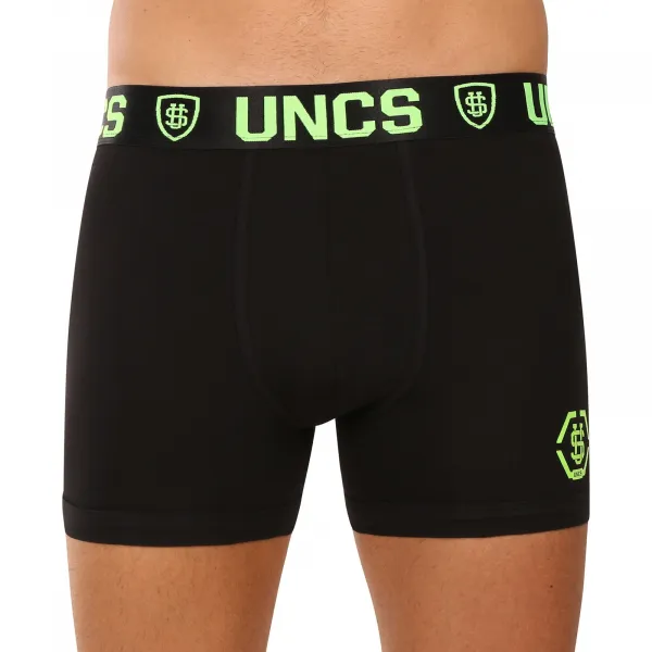 5PACK pánske boxerky UNCS čierné (24Z207PSPP) M, trenky