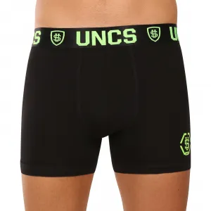 5PACK pánske boxerky UNCS čierné (24Z207PSPP) M, trenky