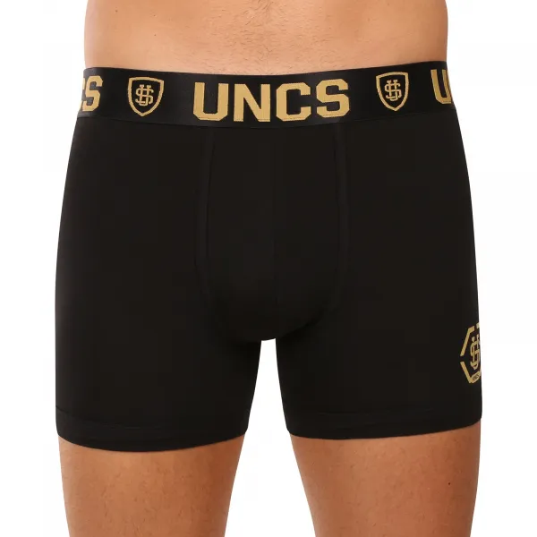 5PACK pánske boxerky UNCS čierné (24Z207PSPP) M, trenky