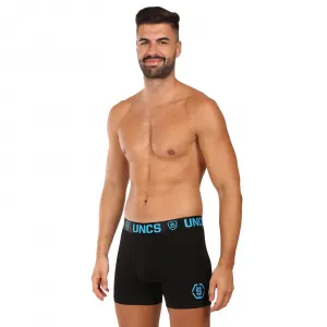 5PACK pánske boxerky UNCS čierné (24Z207PSPP) M, trenky