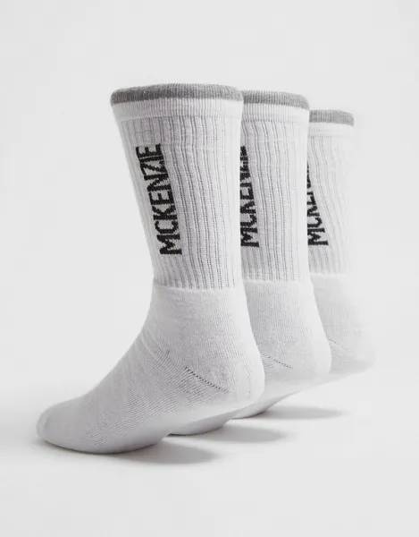 Mckenzie Ponožky 3Pk Sport Sock Wht Sock Packs