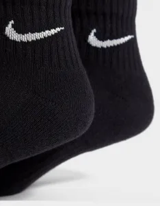 Nike 3 Pack Cushioned Quarter Socks