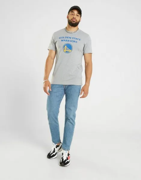 New Era Tričko Ss Nba Logo Golden State Warriors Light Grey