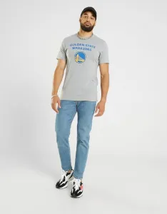 New Era Tričko Ss Nba Logo Golden State Warriors Light Grey