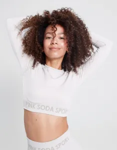Pink Soda Top Long Sleeve Logo Smls