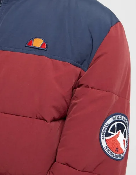 Ellesse Bunda Zimná Nebula Brgnd/navy Padded Jacket