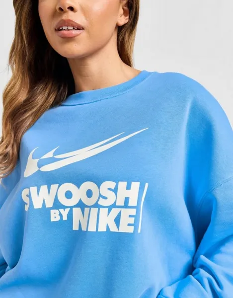 Nike Mikina W Nsw Flc Os Crew Gls