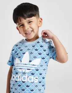 adidas Súprava Mono Aop Tee Blu B