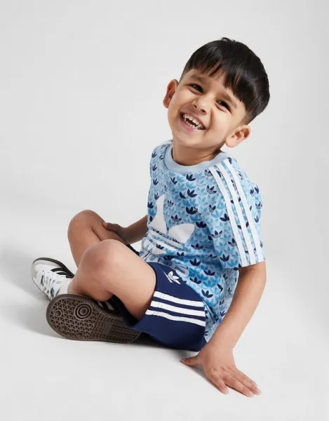 adidas Súprava Mono Aop Tee Blu B