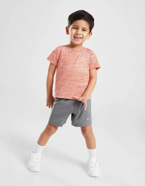 Nike Súprava Miler T/sht Org/gry