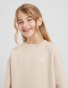 Nike Mikina G Nsw Club Flc Ovrszd Crew G