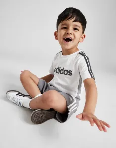adidas Súprava Linear Teesht Whtgry B