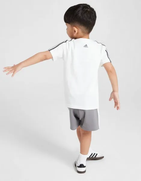 adidas Súprava Linear Teesht Whtgry B
