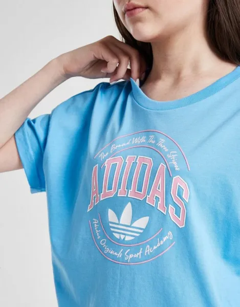 adidas Tričko Varsity Tee Blu G