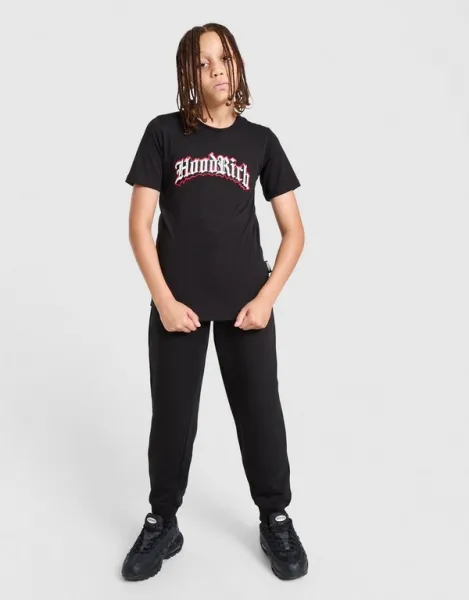 Hoodrich Tričko Gothic Tee Blk/red