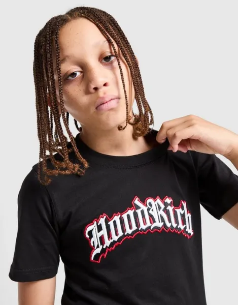 Hoodrich Tričko Gothic Tee Blk/red