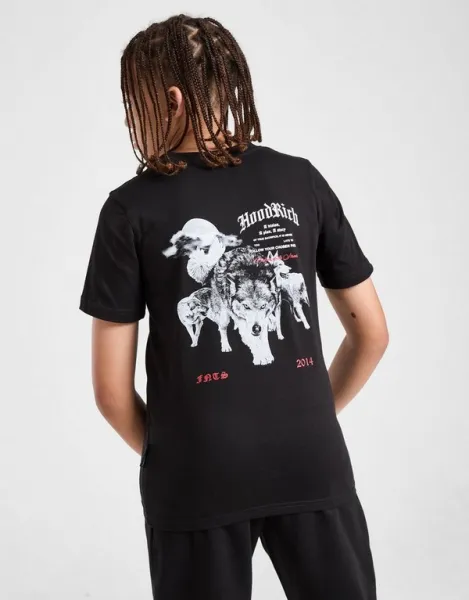 Hoodrich Tričko Gothic Tee Blk/red