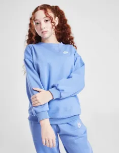 Nike Mikina G Nsw Club Flc Ovrszd Crew Lbr Girl