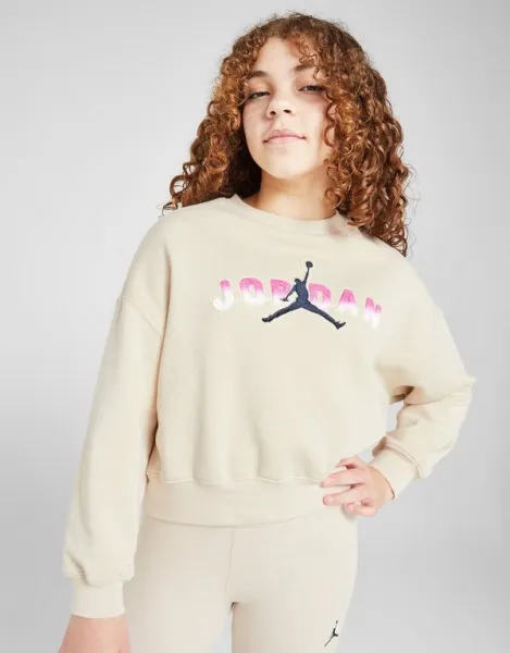 Jordan Mikina (G)Jdan Lgo Crew Lt Brwn G