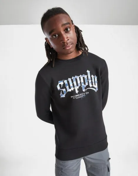 Supply&demand Mikina Hydro Crew Blk