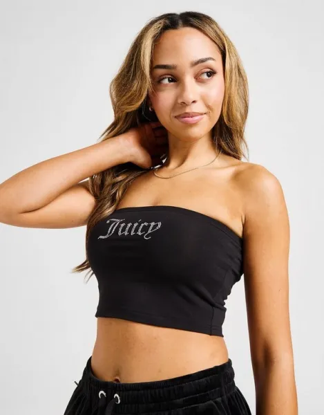 Juicy Couture Top Bandeau Diamente Logo