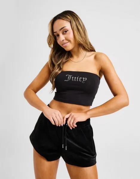 Juicy Couture Top Bandeau Diamente Logo