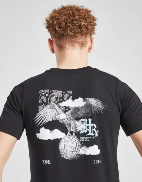 Hoodrich Tričko Eagle Tee Blk/blu