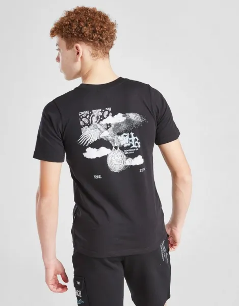 Hoodrich Tričko Eagle Tee Blk/blu