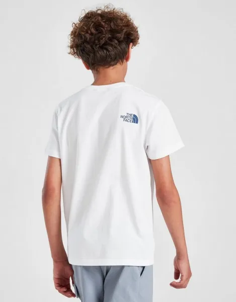 The North Face Tričko Box Geo T White/blue B