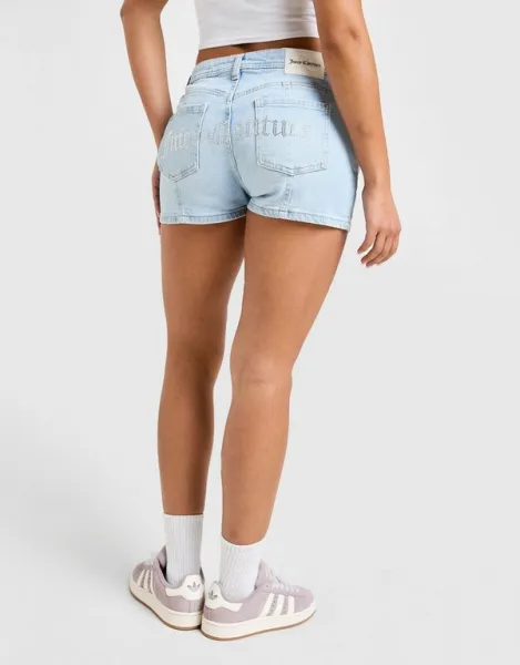 Juicy Couture Šortky  Denim Diamente Logo