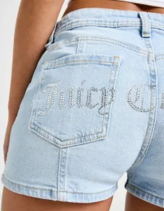 Juicy Couture Šortky  Denim Diamente Logo
