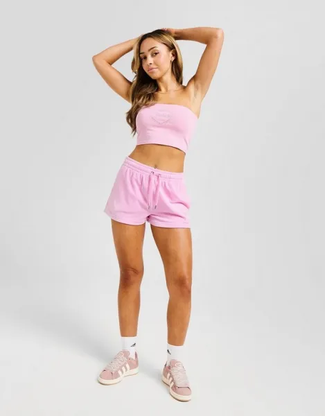 Juicy Couture Top Bandeau Diamente Heart Logo