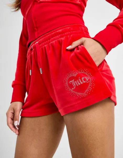 Juicy Couture Šortky  Diamente Heart Logo