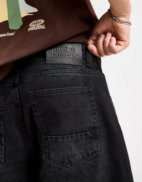 Unlike Humans Šortky  Denim Rick