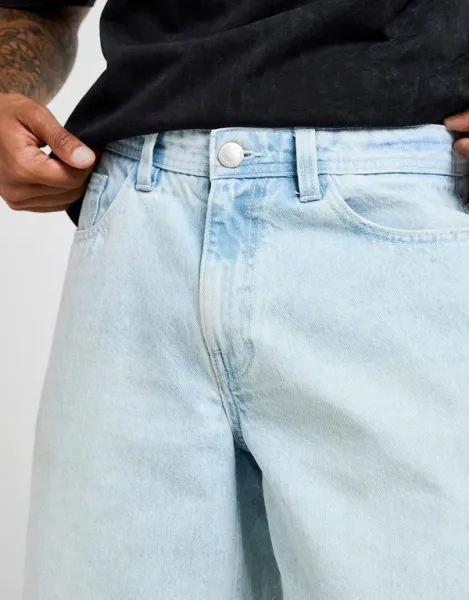 Unlike Humans Šortky  Denim Mick