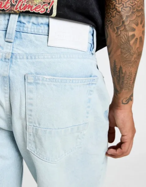 Unlike Humans Šortky  Denim Mick